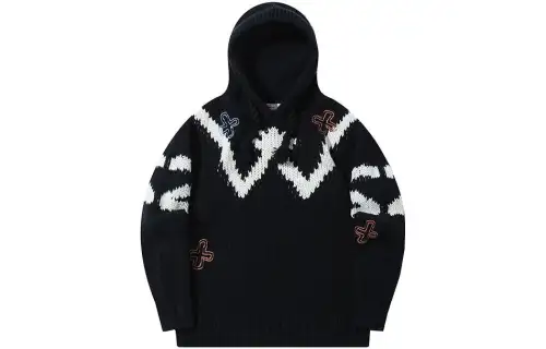 Li Ning Knitwear Women's Black Hooded Moderate Other