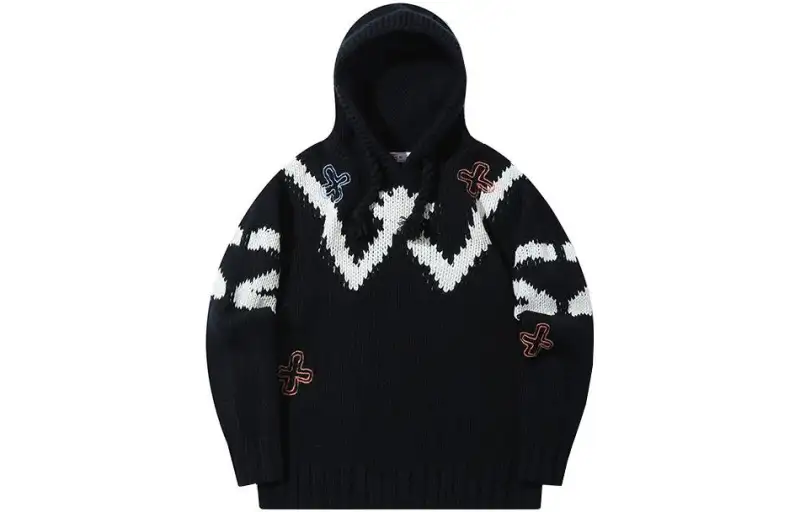 Li Ning Knitwear Women's Black Hooded Moderate Other