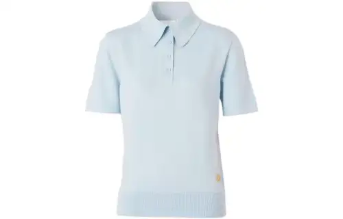 Burberry FW22 Polo Shirt Women's Blue
