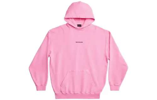 logo-embroidered cotton hoodie