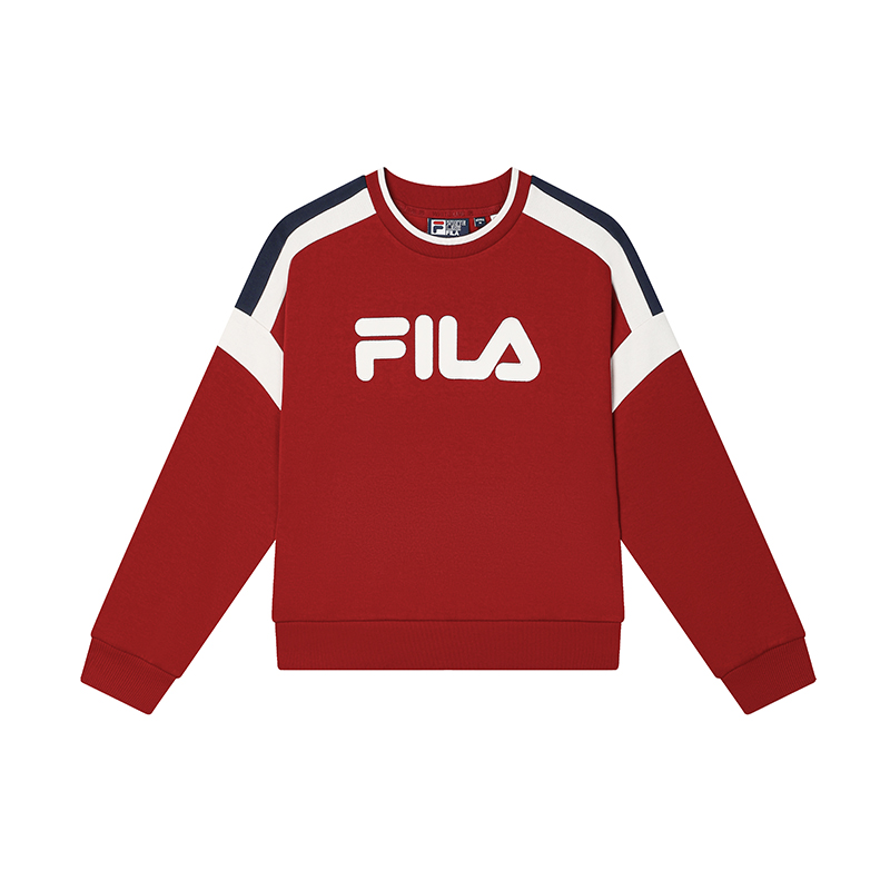 Женское худи Fila F12W431107FAS (красное)