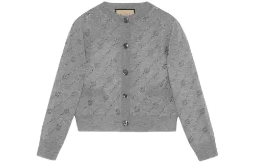 GUCCI Cashmere Sweater Women's Gray