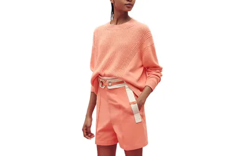 HERMES SS23 Cashmere Sweater Women's Orange