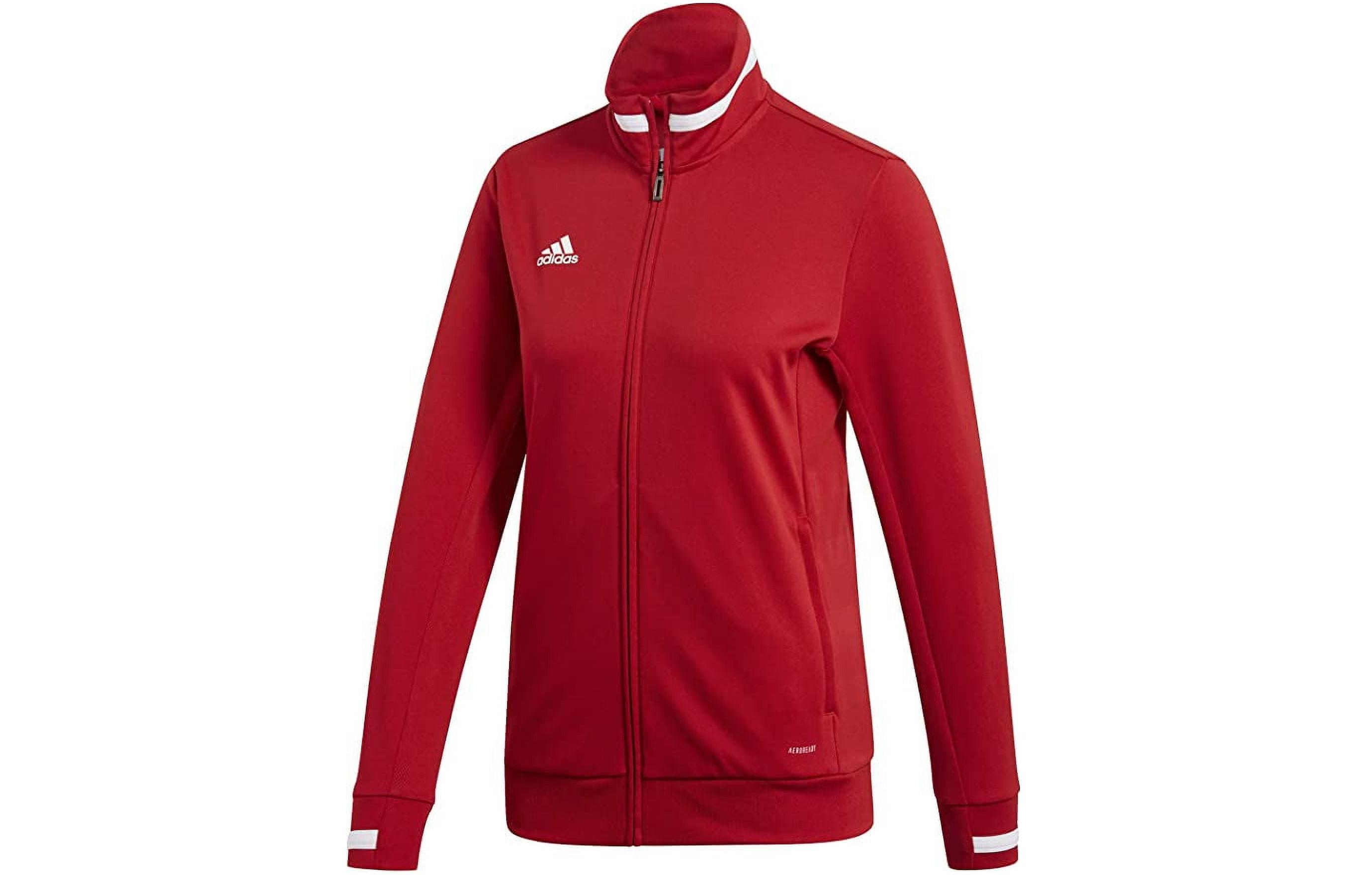 Женская куртка adidas Logo (красно-белая)