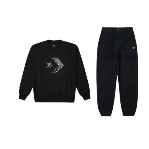 Converse Sweatshirt Set Unisex Black