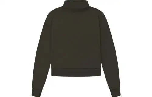 Fear Of God Essentials SS23 Women'ss Jersey Turtleneck Off Black Sweatshirt Women's