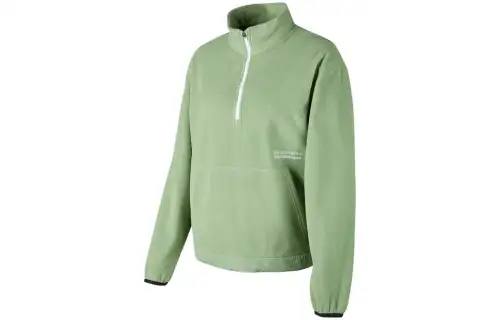 Skechers Sports Life Collection Stand Collar Comfortable Solid Color Thermal Fleece Lined Long Sleeved Sweatshirt
