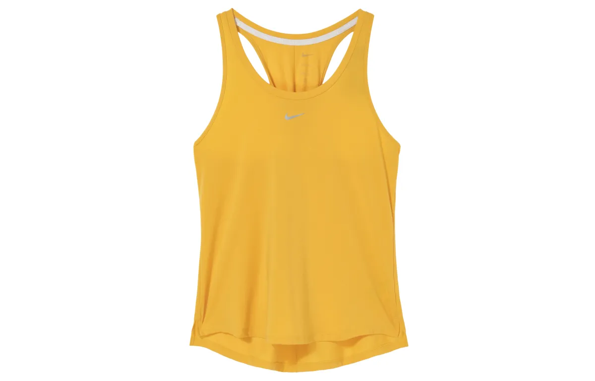 Nike Camisoles Women's Yellow Crew Neck Moderate Straight Fit