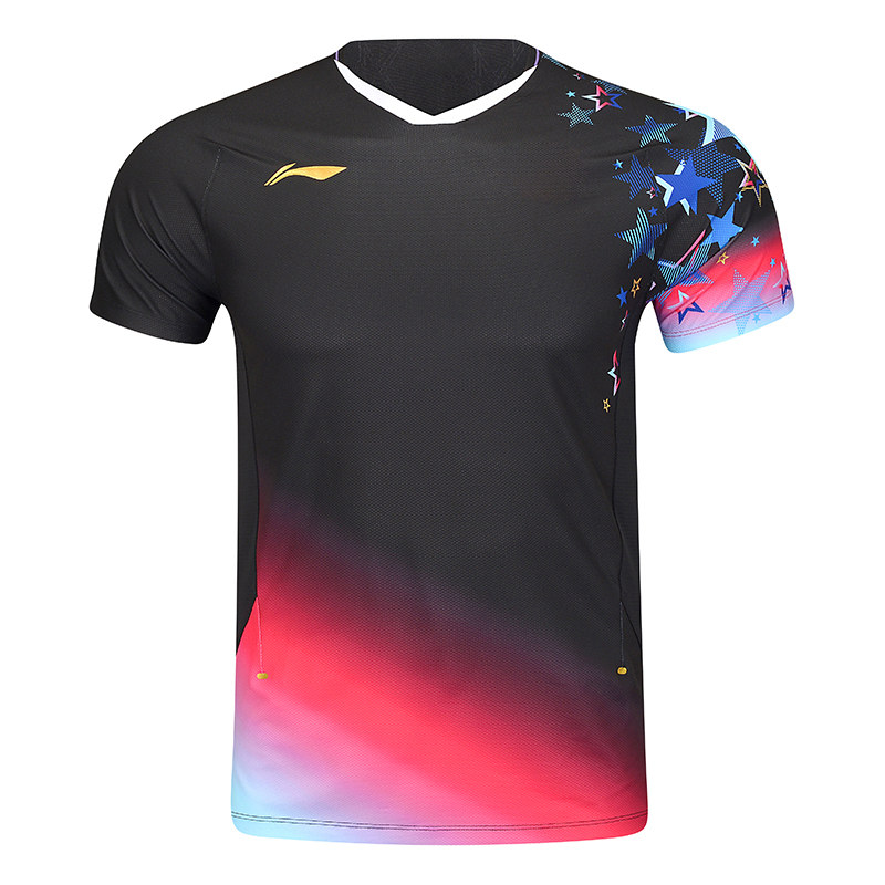 Li Ning Badminton Collection Badminton Jersey Men’s Black