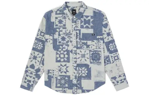 Vans Shirts Women's Blue Lapel Moderate Other