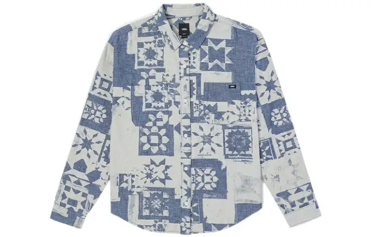 Vans Shirts Women's Blue Lapel Moderate Other