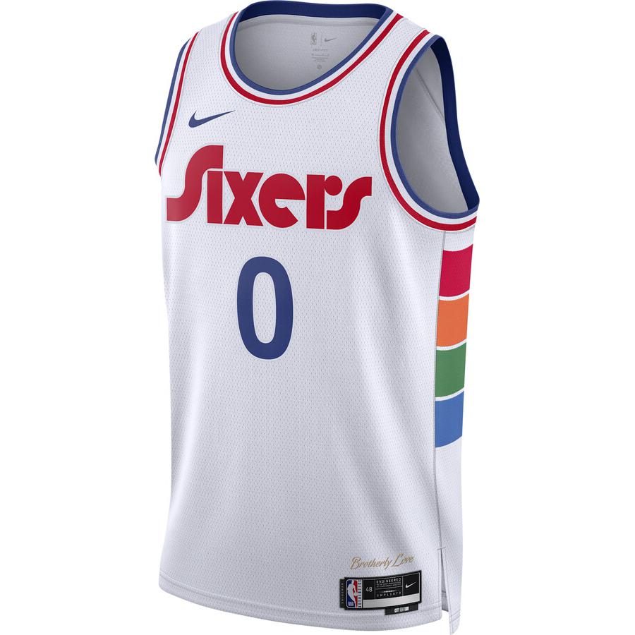 Nike Tyrese Maxey Philadelphia 76ers 2024/25 City Edition Men’s Nike Dri FIT Nba Swingman Jersey