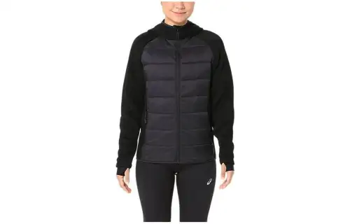ASICS MIXER Jackets Women's Black Hooded Moderate Other