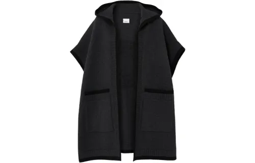 Burberry Jackets Women's Charcoal Gray Hooded Moderate Other