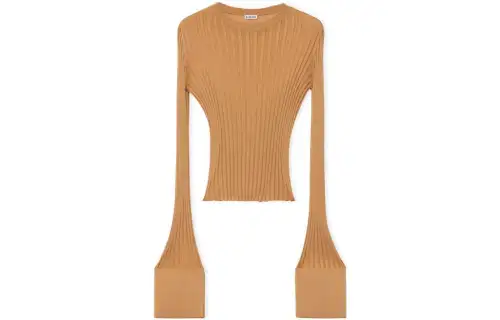 LOEWE Long Sleeve Top 'Beige'