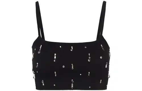 MIU MIU Camisoles Women's Black Moderate Straight Fit