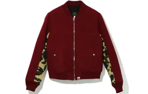 A BATHING APE Jackets Women's Baseball Collar Moderate Other