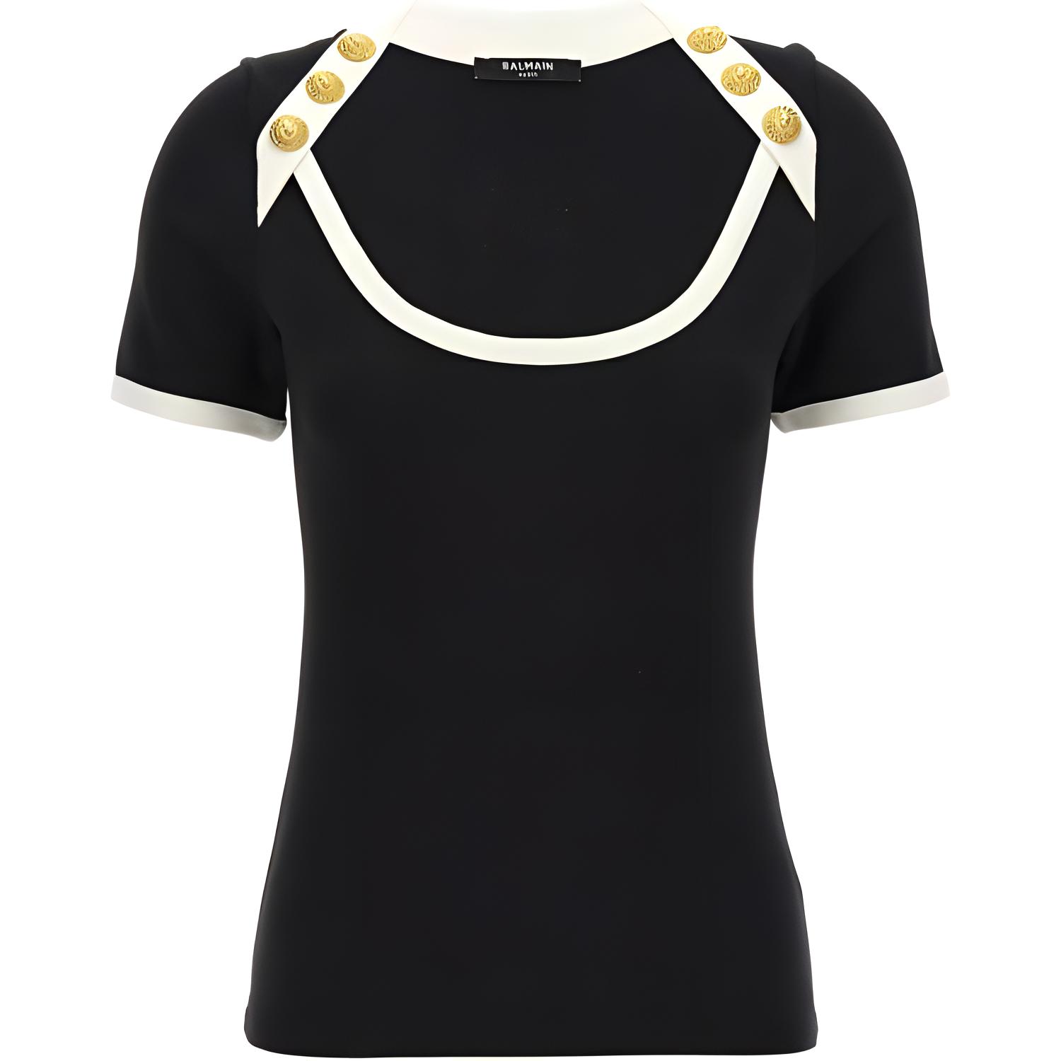 Женская футболка BALMAIN BALMAIN T (черная)