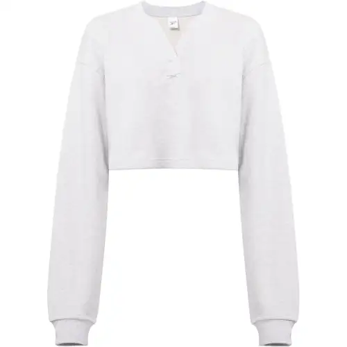 Reebok logo-embroidered V-neck sweatshirt