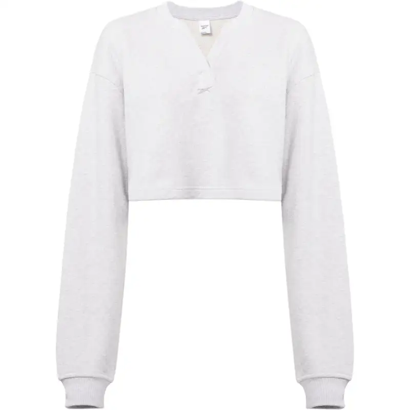 Reebok logo-embroidered V-neck sweatshirt