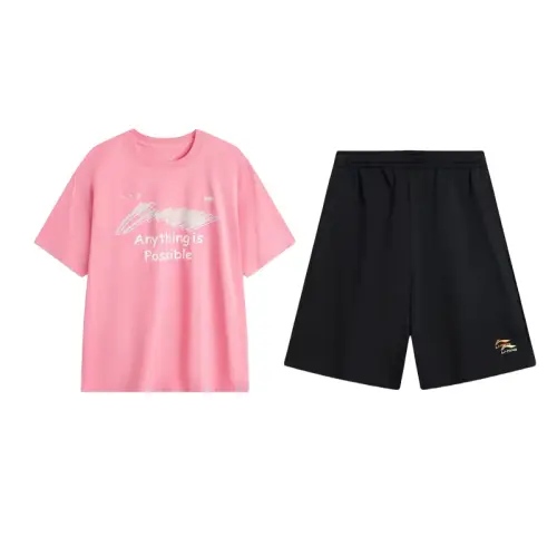 Li Ning Sports Life Collection Casual Sportswear Unisex Morning Light Pink