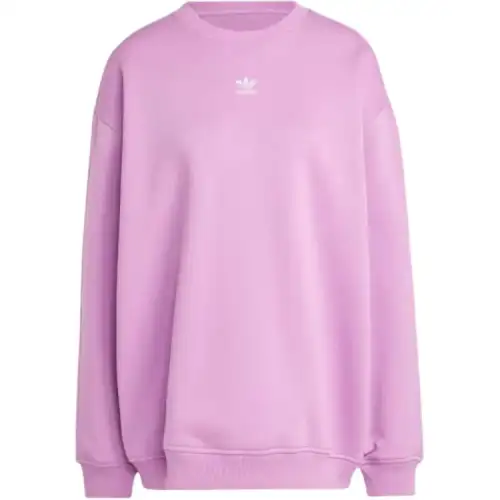 Adidas Originals ESSENTIALSCREW SWEATSHIRT Fleece Long Sweatshirt Women's Purple