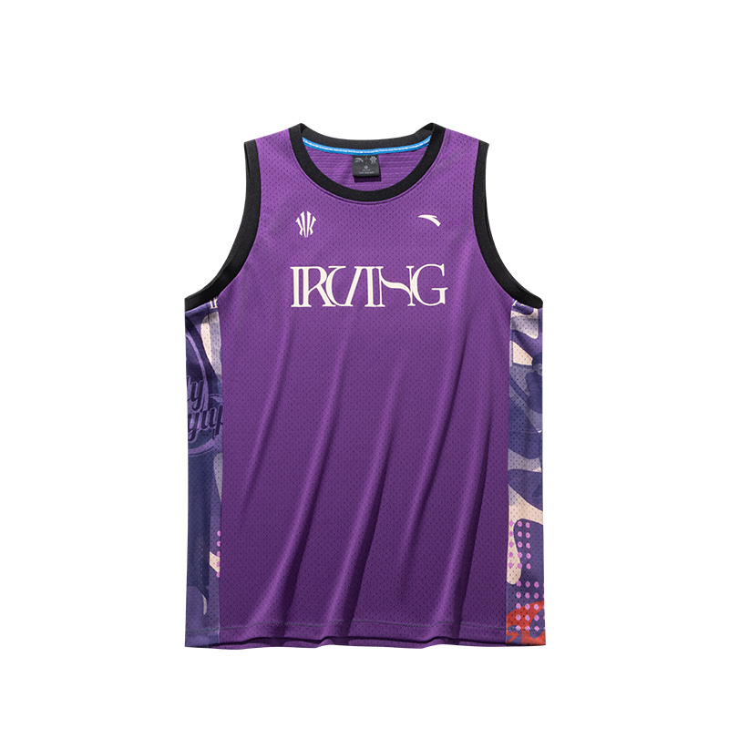 Anta Basketball Collection Irving Collection Basketball Jersey Men's Lime Purple