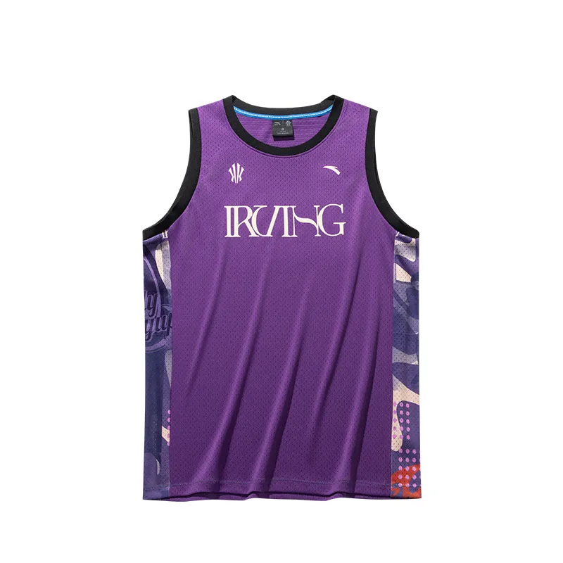 Anta Basketball Collection Irving Collection Basketball Jersey Men's Lime Purple