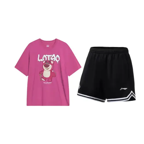 Li Ning Disney Toy Story Collection Casual Sportswear Unisex Rose Purple