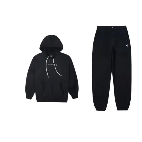 Converse Sweatshirt Set Unisex Black