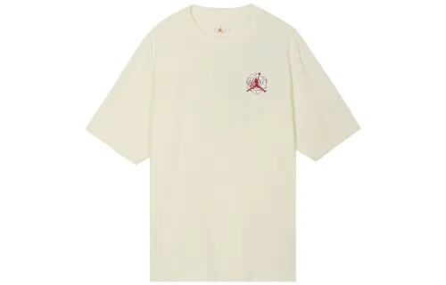 Jordan T Shirt Women's Ecru Asia Version