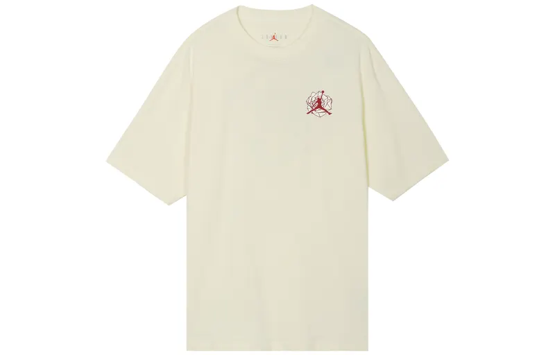 Jordan T Shirt Women's Ecru Asia Version