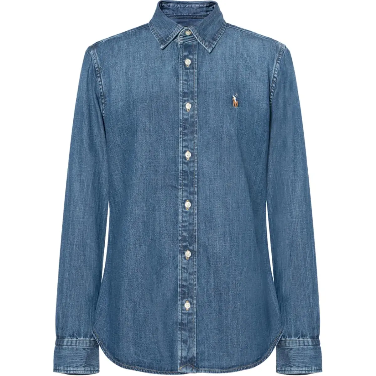 Polo Ralph Lauren Shirt Straight Fit Version Women's Blue