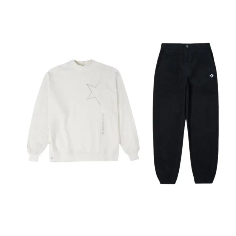Converse Sweatshirt Sets Unisex Crew Neck Moderate