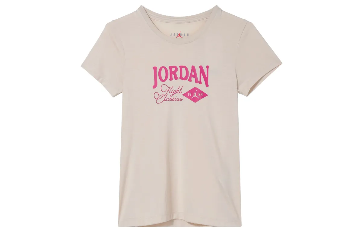 Jordan Regular T Shirt Women's Legendary Light Brown/Vibrant Pink