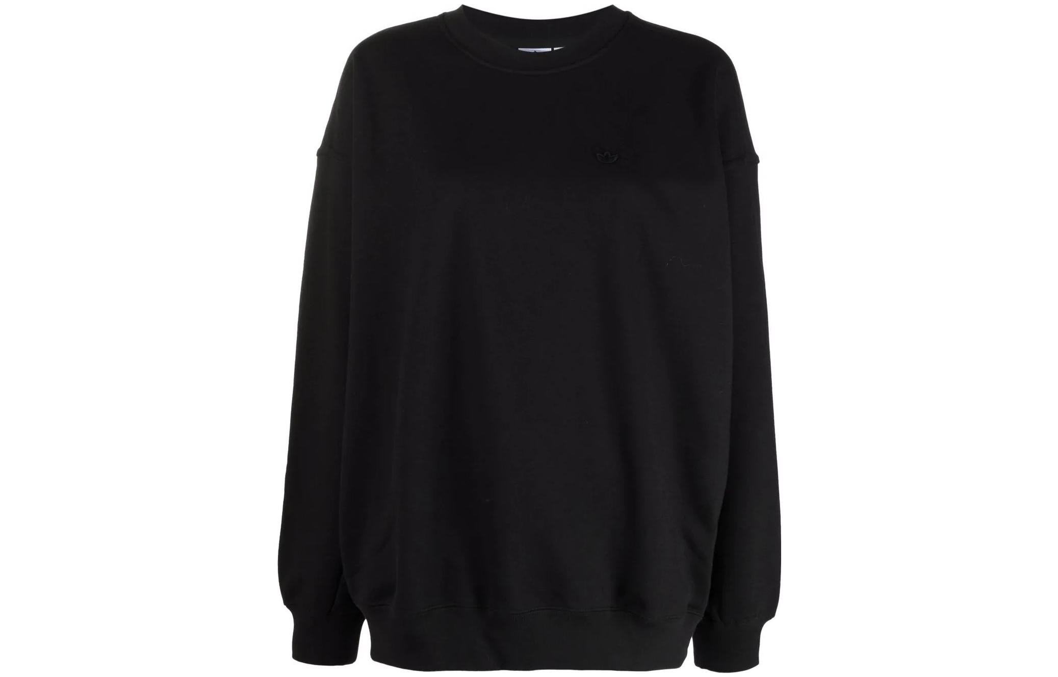 Женское худи adidas ADICOLOR OVERSIZED SWEATSHIRT (черное)