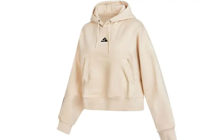 Nike ACG THERMA FIT Sweatshirts Women's Beige Hooded Moderate Regular
