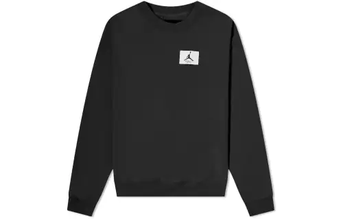 Jordan Air Jordan Sweatshirts Women's Black Crew Neck Moderate Regular