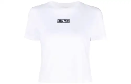 MIU MIU Regular T Shirt Women's White