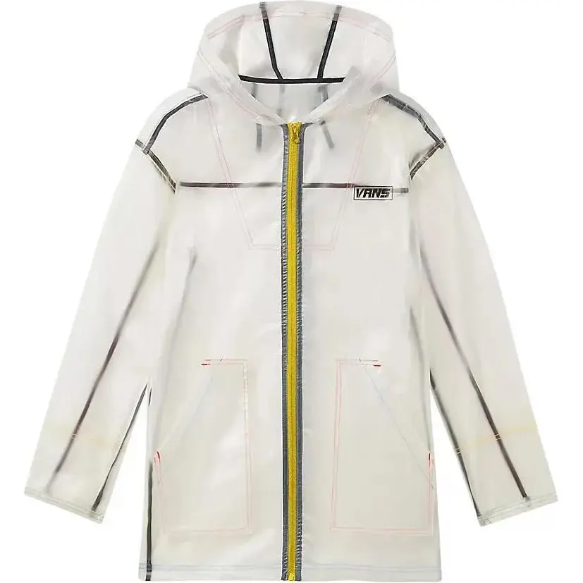 Vans Jackets Women's White Hooded (Non-detachable) Moderate Straight Fit