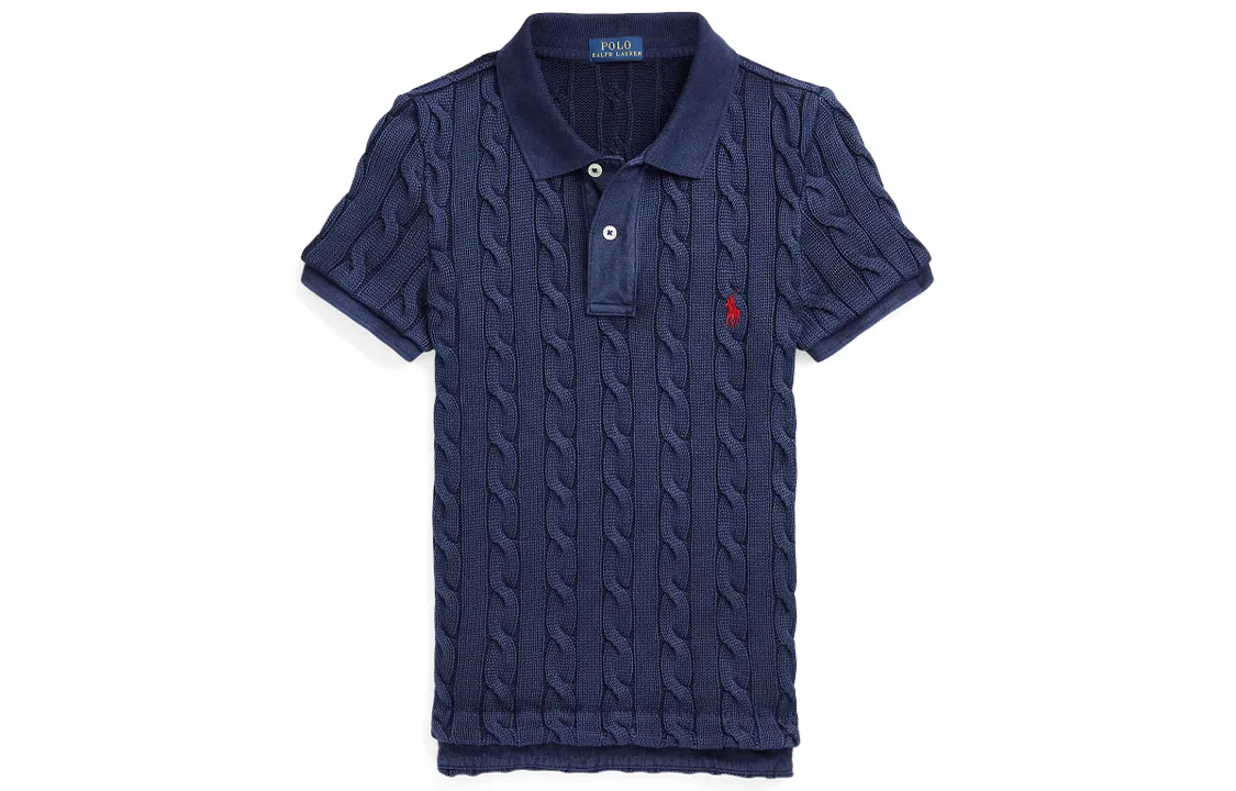 Polo Ralph Lauren SS22 Knitwear Tight Fit Version Women's Dark Blue