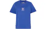 Timberland T Shirts Women's Dark Blue Crew Neck Moderate Straight Fit