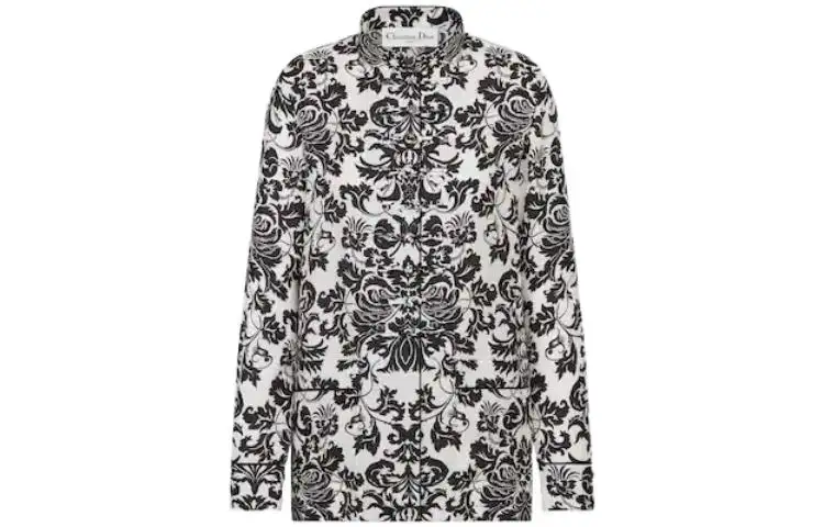 DIOR Shirts Women's Multicolor Stand Collar Moderate Other