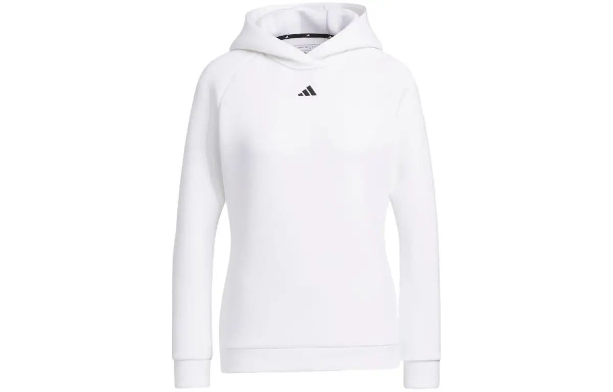 Adidas Sweatshirts Women's White Hooded Moderate Regular