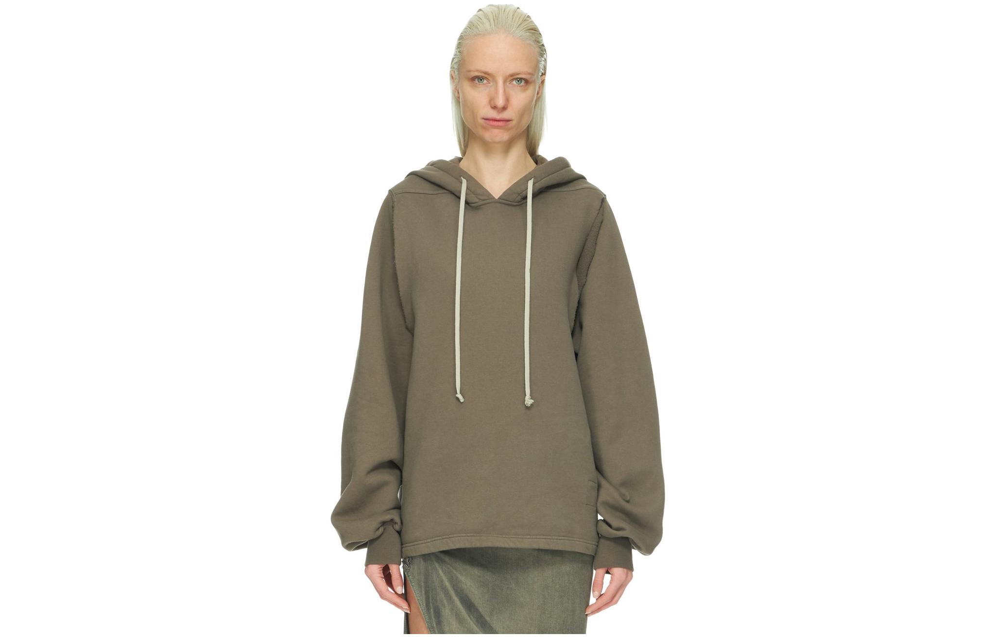 Женское худи RICK RICK OWENS/RO FW23 (серый)