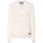 GUCCI Gg Intarsia Knit Cardigan