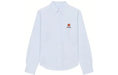 【Previous Season】logo-print button-down cotton shirt