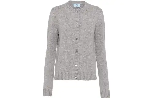 PRADA FW22 Cashmere Sweater Women's Gray