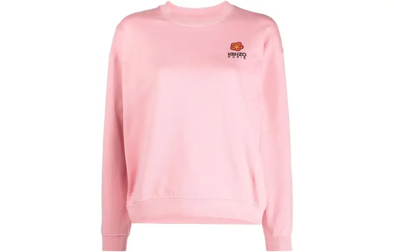 embroidered-logo cotton sweatshirt