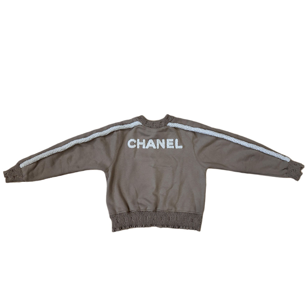 Женское худи Chanel FW24 (коричневое)